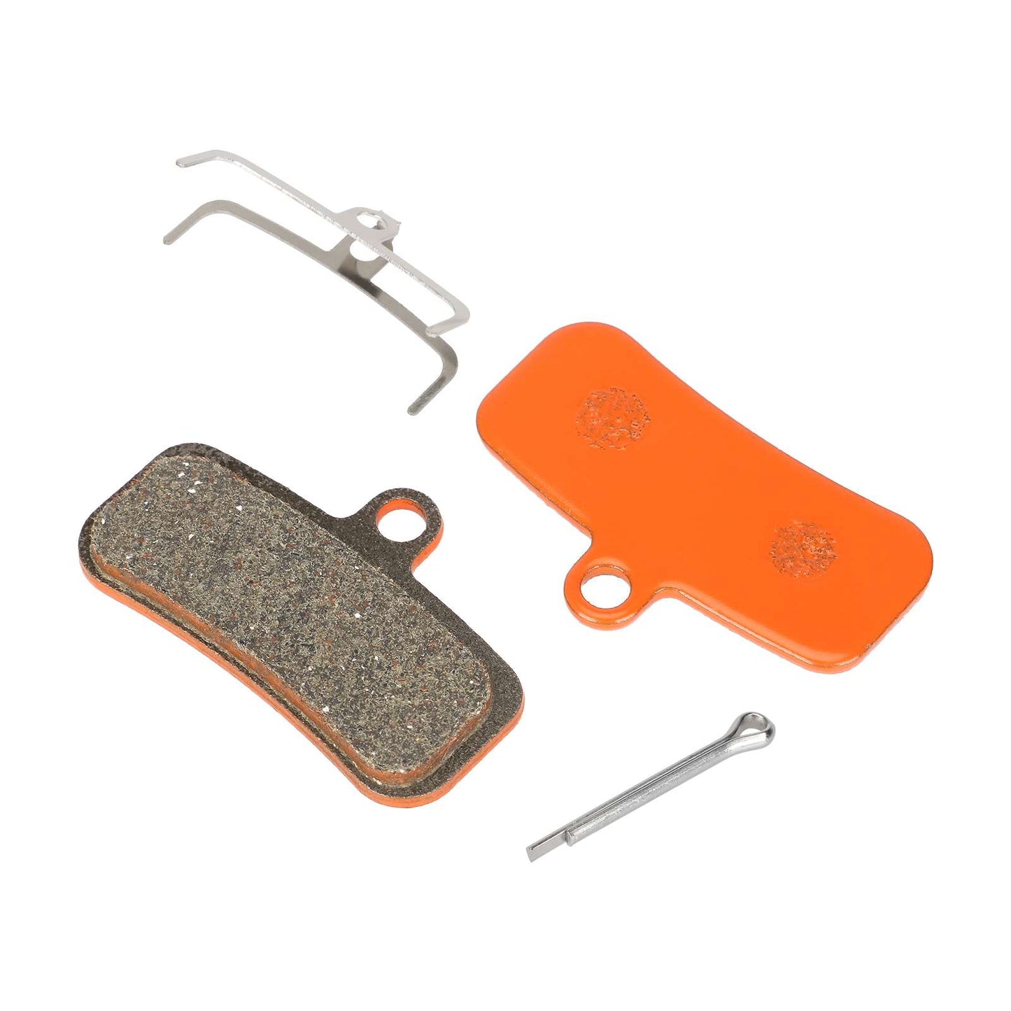 Orange Ceramic Brake Pad for SHIMANO SAINT M810/M820 Disc Brake System ZEE BR-M640 Disc Brake Pad Bicycle Electric Scooter Parts Bicycle Replacement Resin Friction Disc Brake Parts for Bicycle Mountain Bike Lining