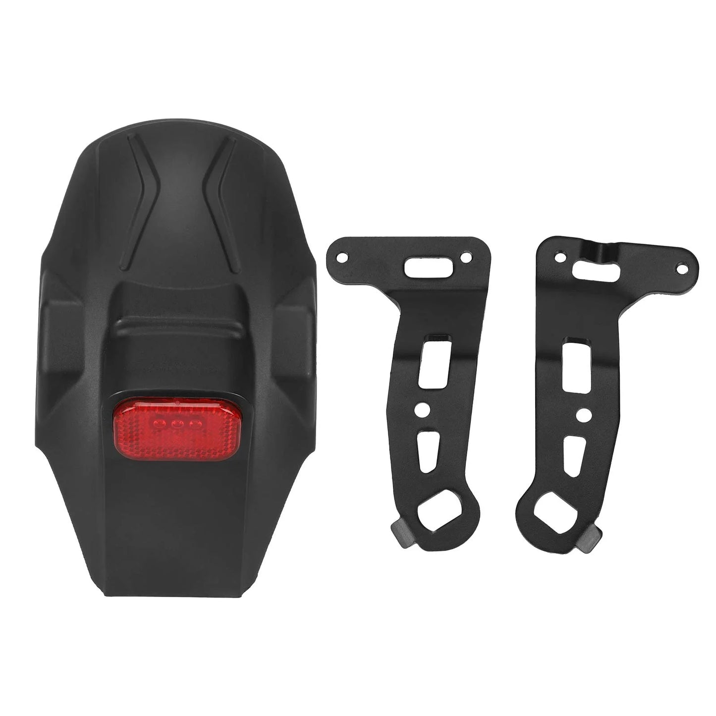 Kukirin G2 Master Rear Fender Kit with Taillight and Brackets for Genuine KuKirin Kukirin G2 Master Rear Fender Electric Scooter Wheel Fender Mudguard with Rear Light and Support Spare Parts