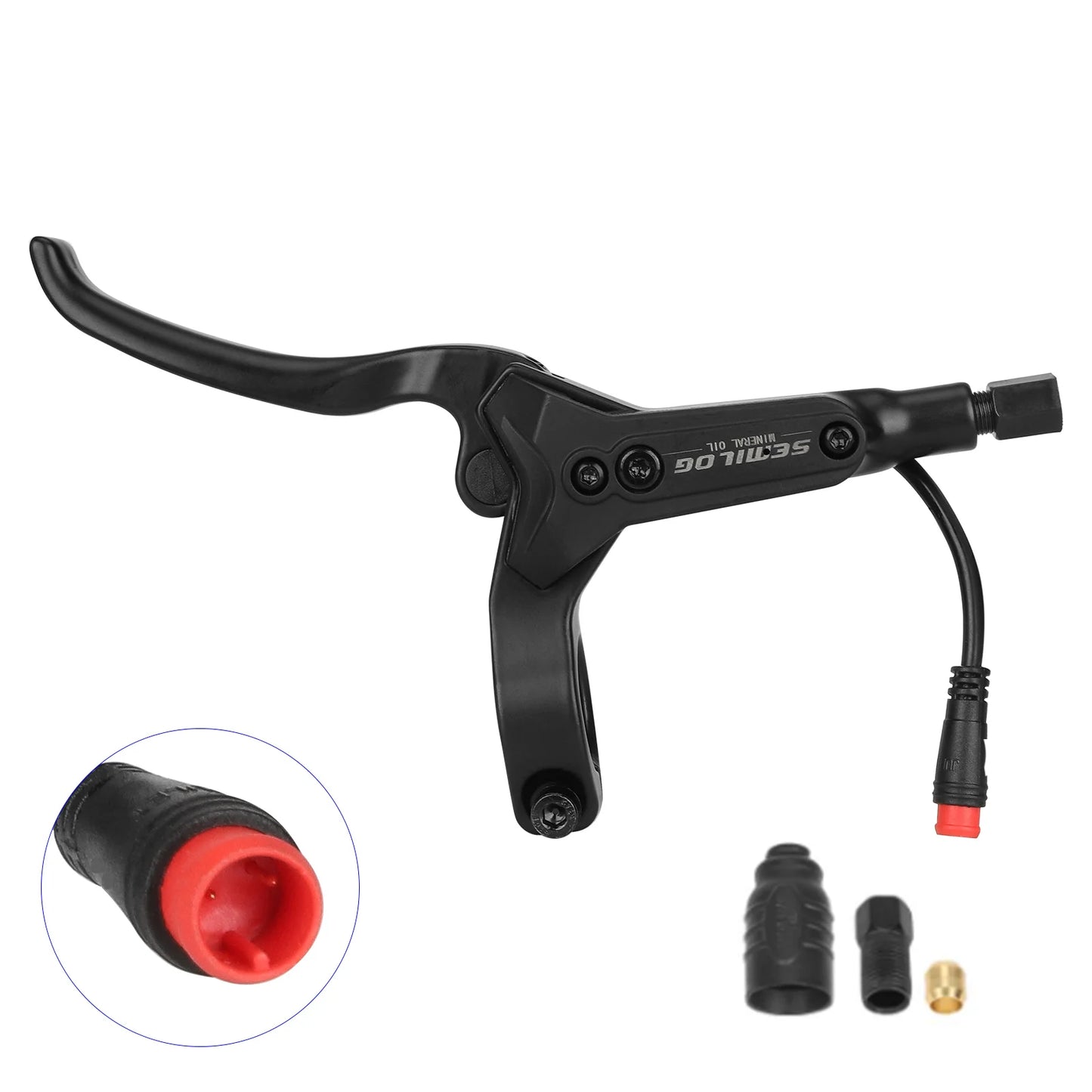 Kukirin G3 Pro Left Brake Handle for Kukirin G3 Pro Scooter Universal Accessories Brake Lever Power-off Oil Ebike Brake Handle Waterproof Brake Lever