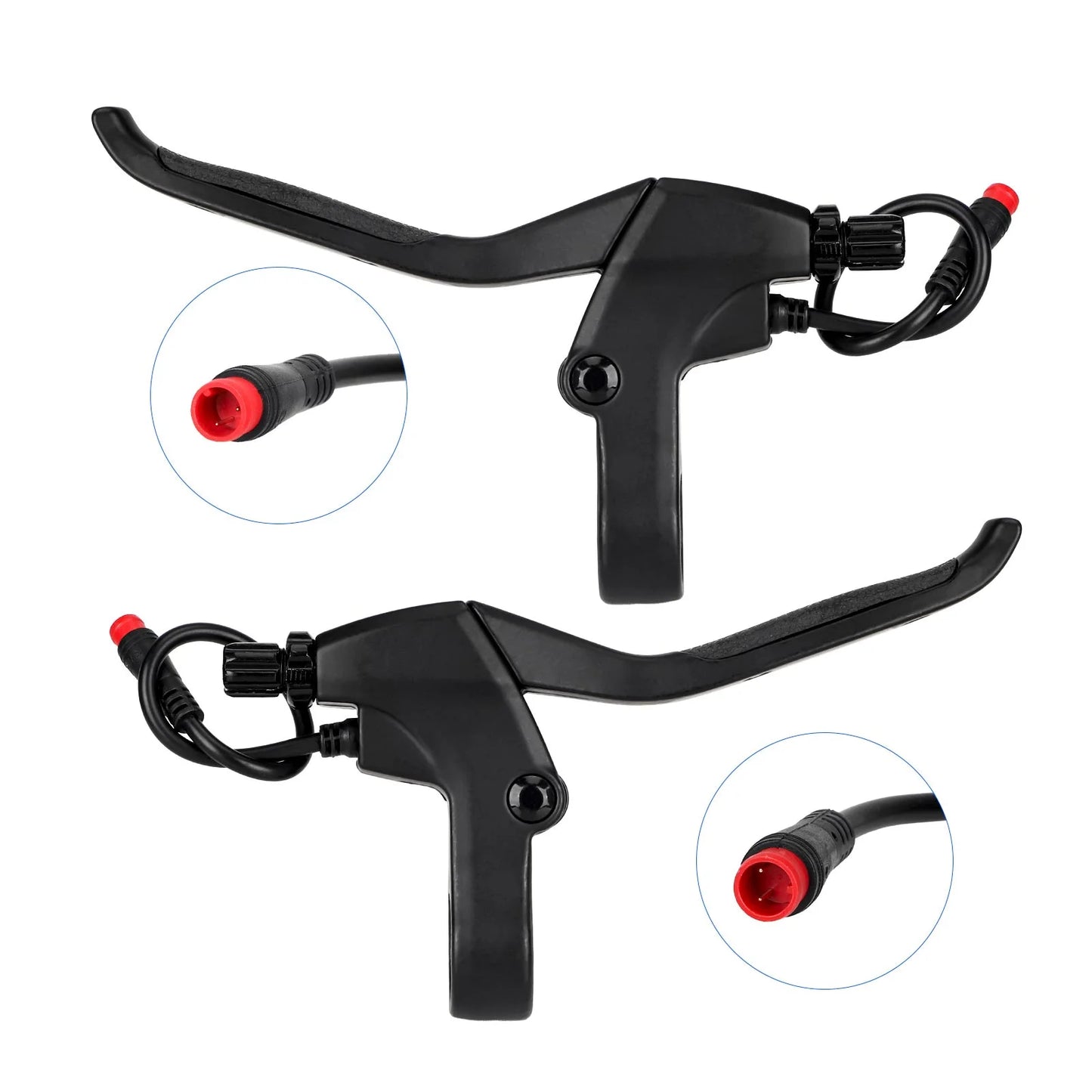 Kukirin M4 Max Left+Right Brake Lever Kit Aluminum Alloy Construction Brake Component Brake Replace Parts for Kukirin M4 Max Models Original Left Brake Lever Replacement
