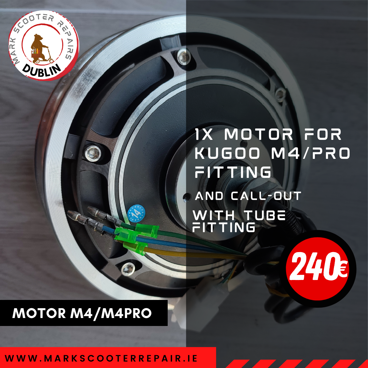 Kukirin Motor M4/M4pro with Fitting