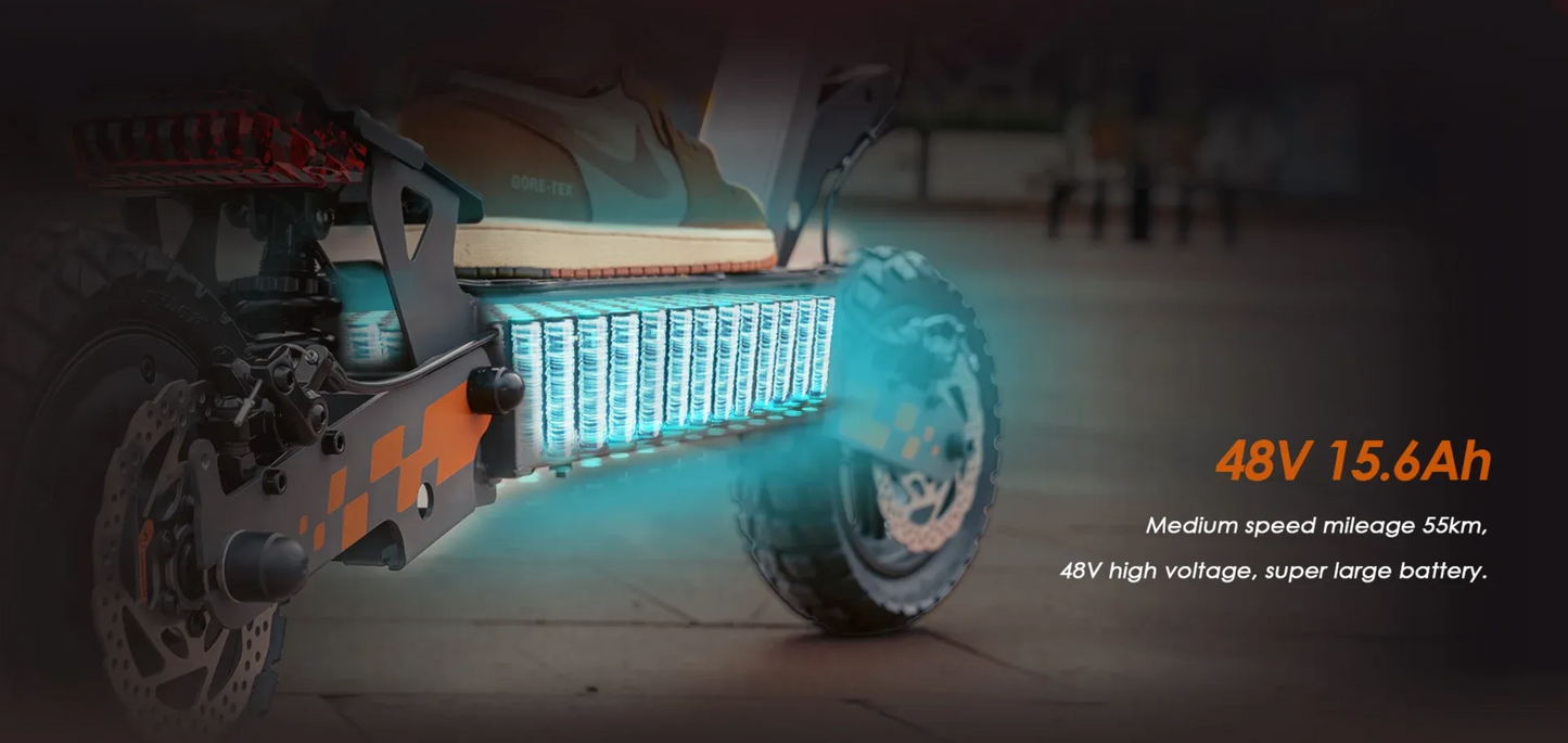 KuKirin G2 Electric Scooter 2026 50km/h Max Speed, 1000W Motor max power, Range 55km, 48V 15,6Ah