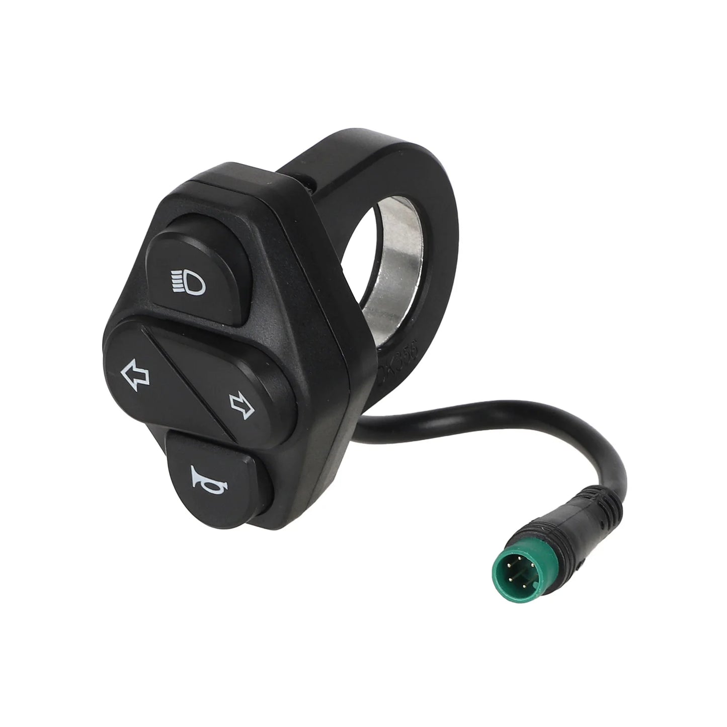 Headlight Turn Signal Switch Button Part for Kukirin G2 Master Kukirin M4 Max Electric 5-Pin Horn Scooter Turn Signal Headlight Switch Accessory with 5 Pin Waterproof Head