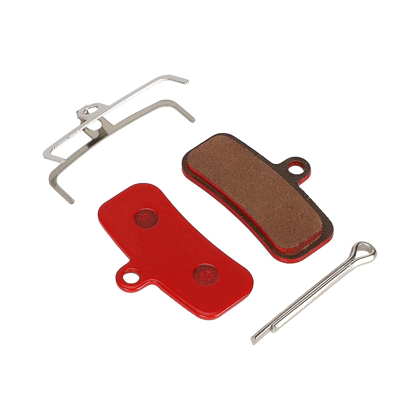 Red SHIMANO ZEE M640 Disc Brake Pads Disc Brake Pad Bicycle Electric Scooter Parts Bicycle Replacement Resin Friction Disc Brake Parts for Bicycle Mountain Bike Lining