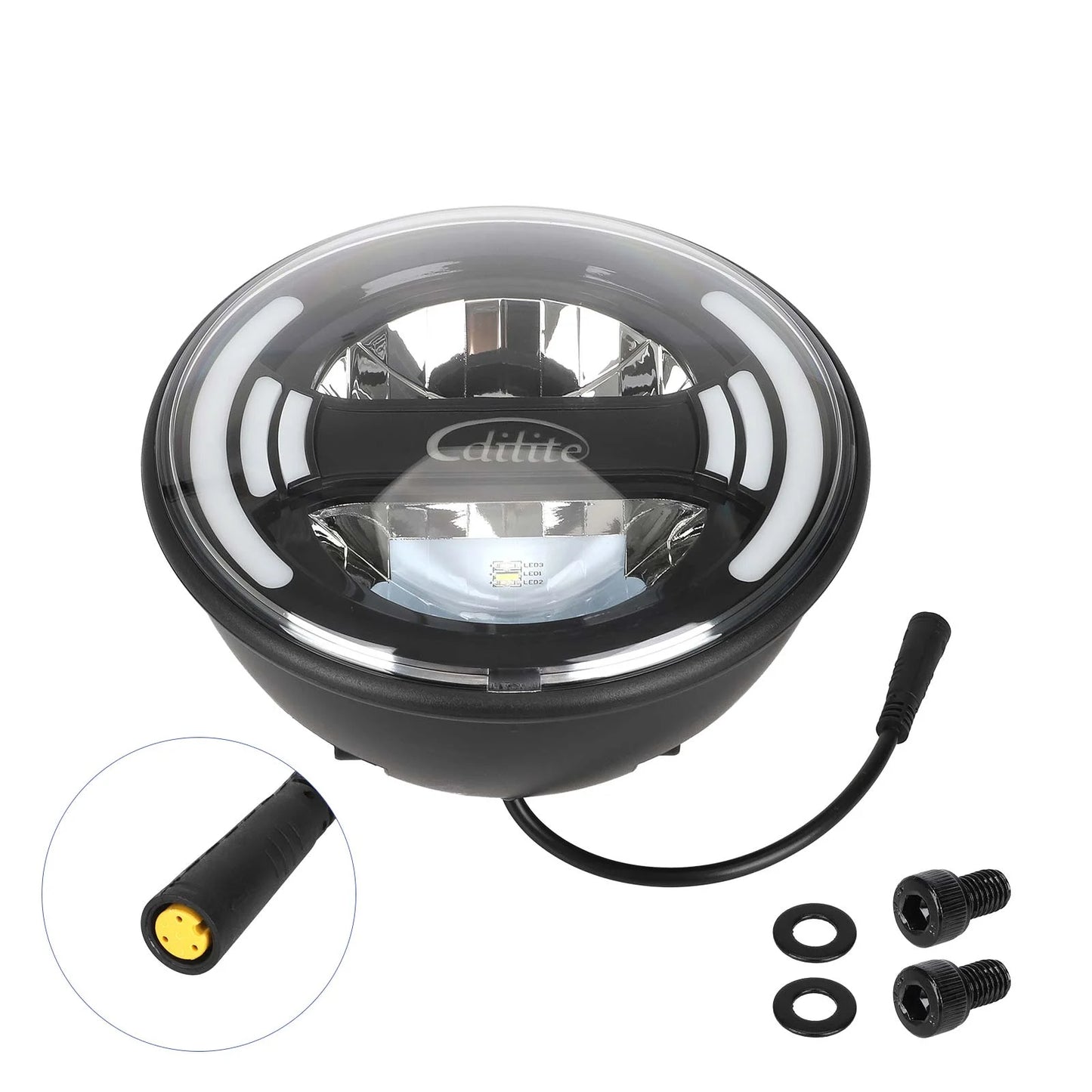 Kukirin Scooter Headlight for Original KuKirin Kukirin G4 Max G5 Electric Scooter Headlight Bulb Replacement Spare Parts