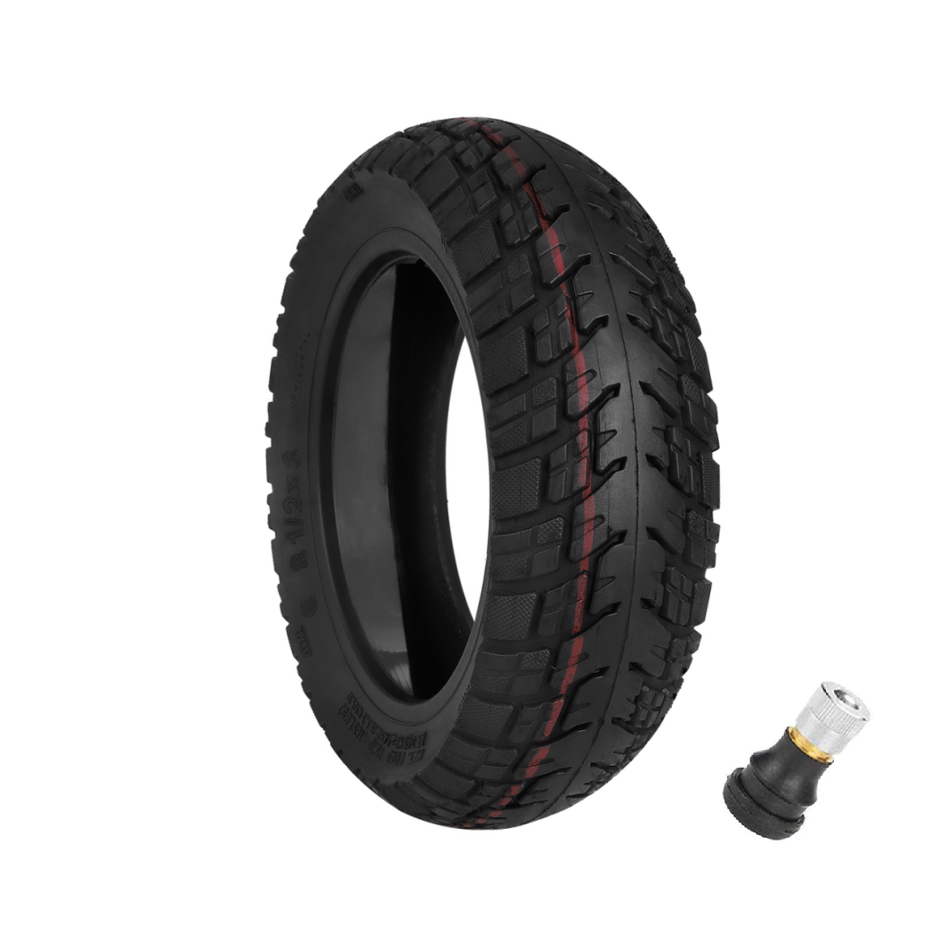 KuKirin 8.5x3.0 Off-road Self-Healing Tire with Valve for Kukurin G2 Pro Zero 8 9 Pro Electric Scooter 8.5*3 (50-134) Inch Tubeless Tire Replacement Accessories Built-in Self-Healing Glue Anti-Punch Slip Tire Front and Rear Wheel All-Terrain Thick Tire
