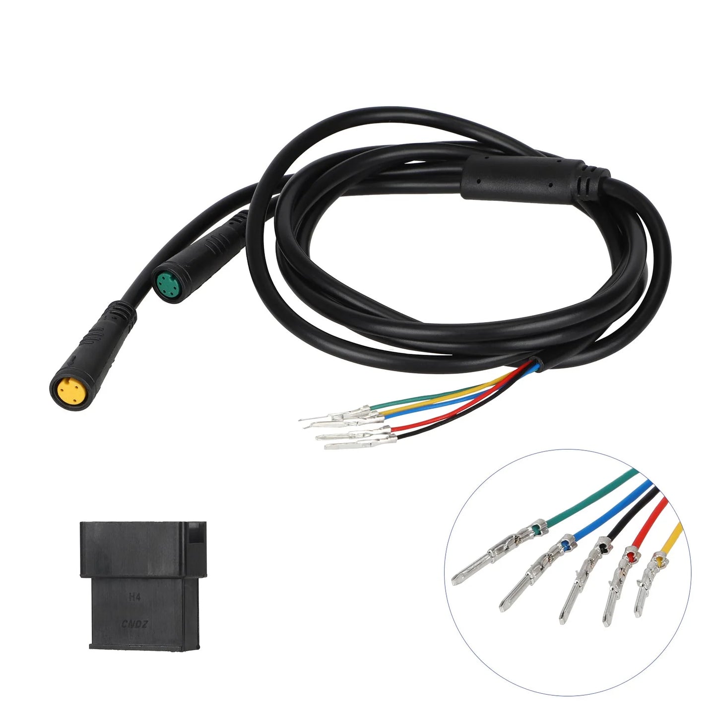 Kukirin Adapter Cable with 3 Hole and 5 Holes For Kukirin G2 Pro G2 Max Electric Skateboard 3 Pin 5 Pin 135mm Connecting Cable Accessories Kukirin G2 Pro/G2 Max Controller Integrated Cable