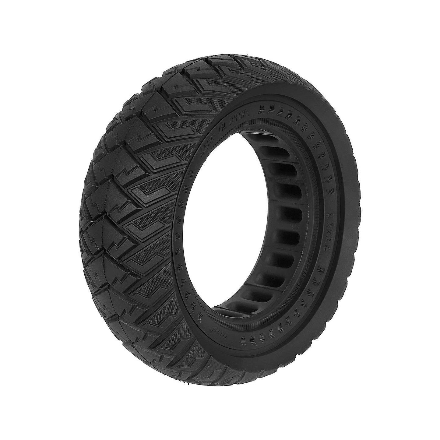 KuKirin Black 8.5*3 Off-Road Solid Tire with 118mm Inner Diameter for Zero 8 Zero 9 Vsett 8 Vsett 9 Pro Kugoo x1 and Kukirin G2 Pro Electric Scooter 8.5x3.0 Off-Road Solid Tire 8.5 Inch 8 1/2x3.0 Tubeless Tyre