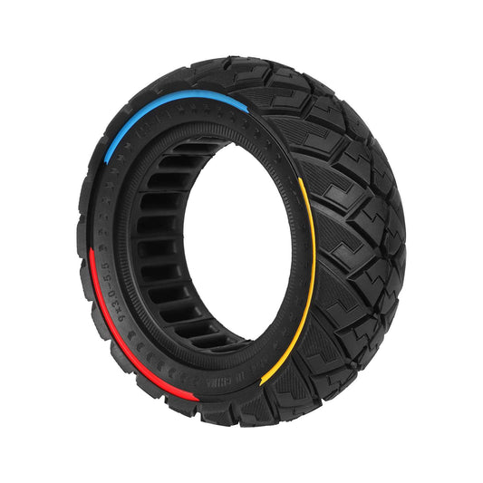 KuKirin 9x3.0-5.5 Diamond Solid Tire with 3 Color Circle for New 2024 Kukirin G2 Pro Electric Scooter 9 Inch Puncture-Proof Rubber Tire Replacements Accessories Anti-Skid Wear-Resistant All-terrain Off-road Non-Marking Tires 9*3.0-5.5 Tubeless Tyres