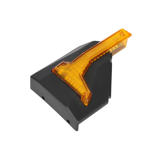 Original Front Right Wrap with Light for Kukirin G4 Pro/G4 Max Scooter Right Rear Light Corner Black And Orange Kukirin G4 Pro G4 Max Electric Scooter with Light Corner Body Corner Light Accessories
