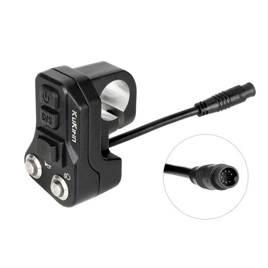 Original Kukirin G3Pro/G4max Headlight switch Electric Scooter KuKirinkirin Turn Signal Switch Skateboard Horn Button Accessory
