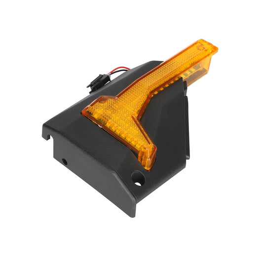 Original Right Rear Wrap with Light for Kukirin G4 Pro/G4 Max Scooter Right Rear Light Corner Black And Orange Kukirin G4 Pro G4 Max Electric Scooter with Light Corner Body Corner Light Accessories
