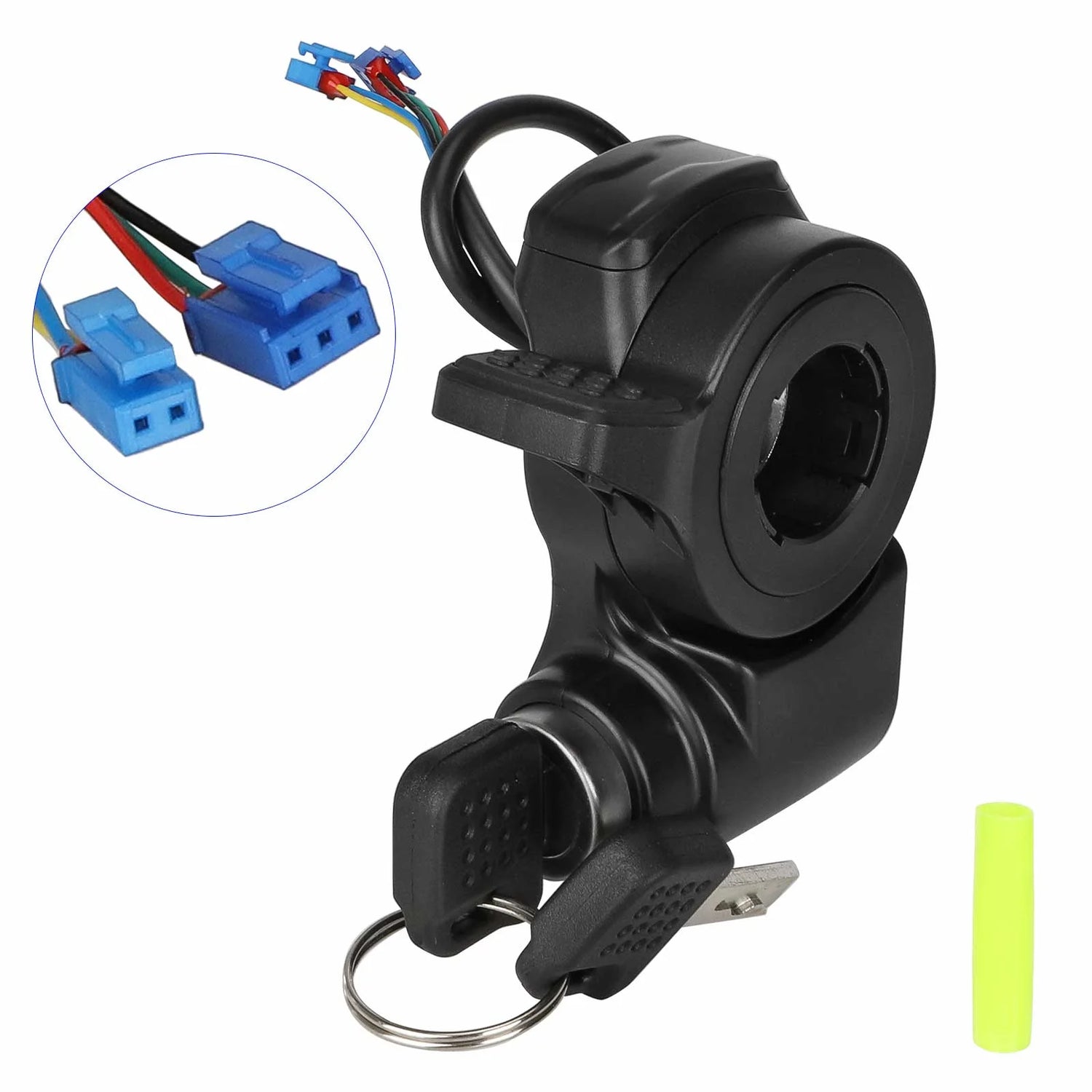 Original Lock Throttle with Key for Kukirin A1/G2 Max/G2 Pro/G2 Pro DB/A1 Scooter Accelerator Switch Lock Electric Scooter Ignition Lock and Throttle Speed Regulator Door Key Lock Scooter Start Switch Acceleration Throttle with Key Dial