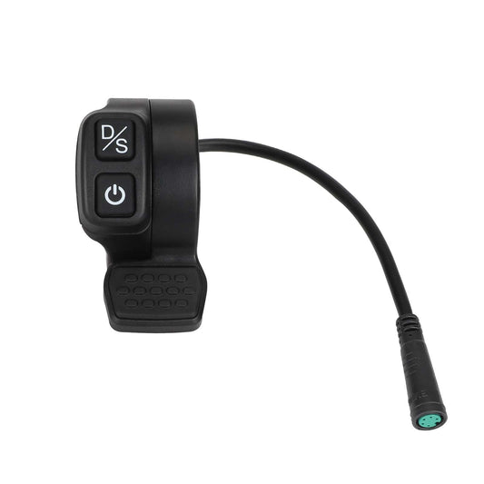 Kukirin G2 Master Throttle Dual Button Kukirin G2 Master Electric Scooter Throttle Assembly Power Switch Single/Dual Drive Switch Integrated Parts Power Throttle Accelerator Dial Finger Thumb Throttle Accelerator Trigger Gearshift Speed Dial