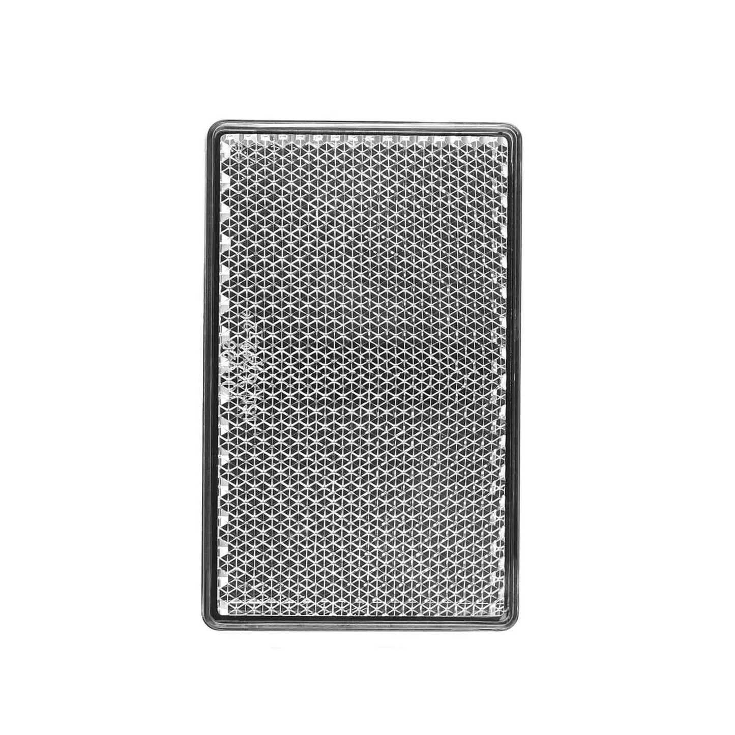 Kukirin G2/G4 Silver White Front Reflective Block for Kukirin G2 G4 Electric Scooter Reflective Rubber Sleeve Reflective Strip Accessories Reflective Sheet Square Left and Right Warning Film Reflective Strip
