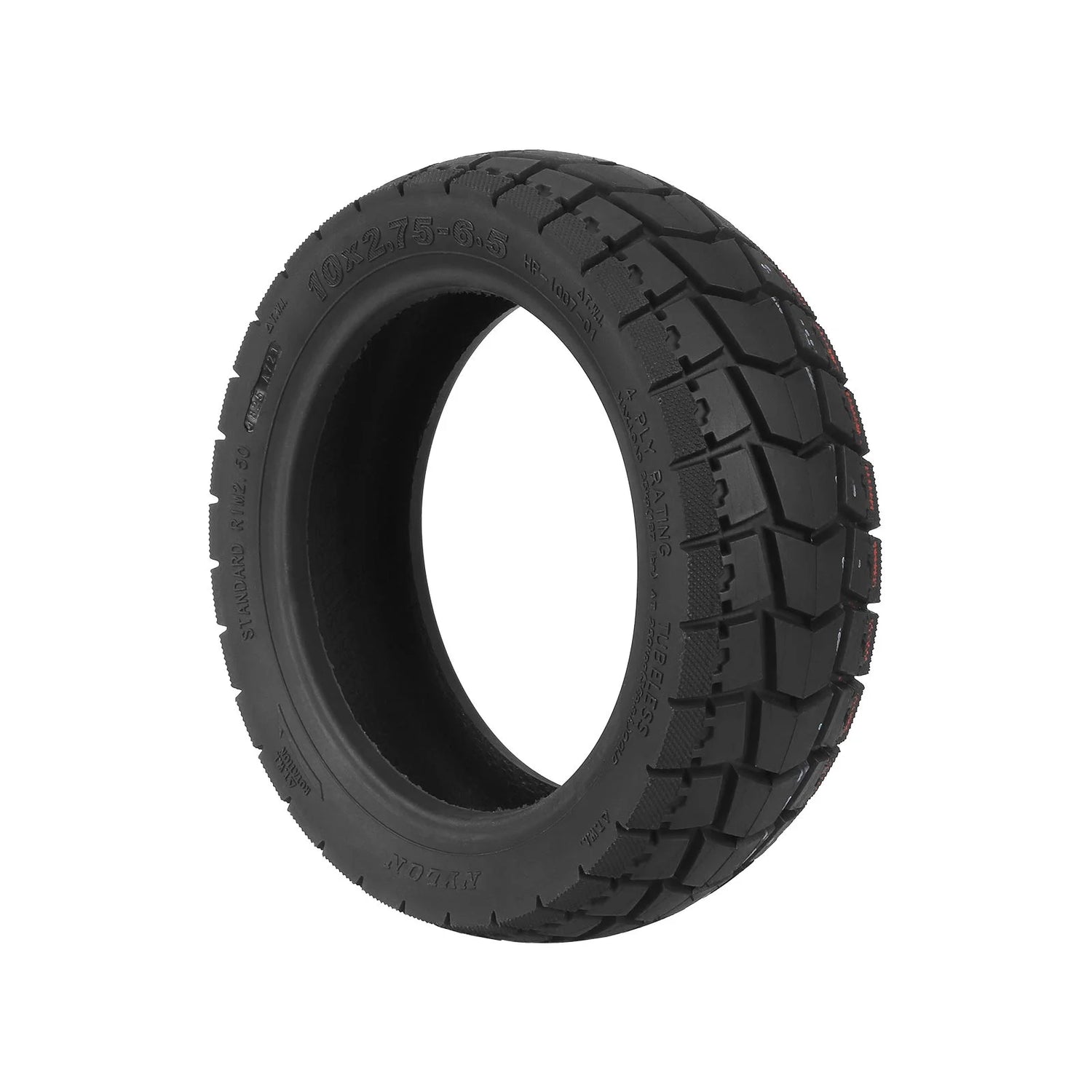 KuKirin 10*2.75-6.5 E-Scooter Vacuum Tyre 10 Inch 10*2.75-6.5 Widen Tubeless Tire For Kukirin G2 G3 G2 Ultra M4 Max A1 Electric Scooter Off-road Tires Parts for Speedway 5 Dualtron 3 Electric Scooter