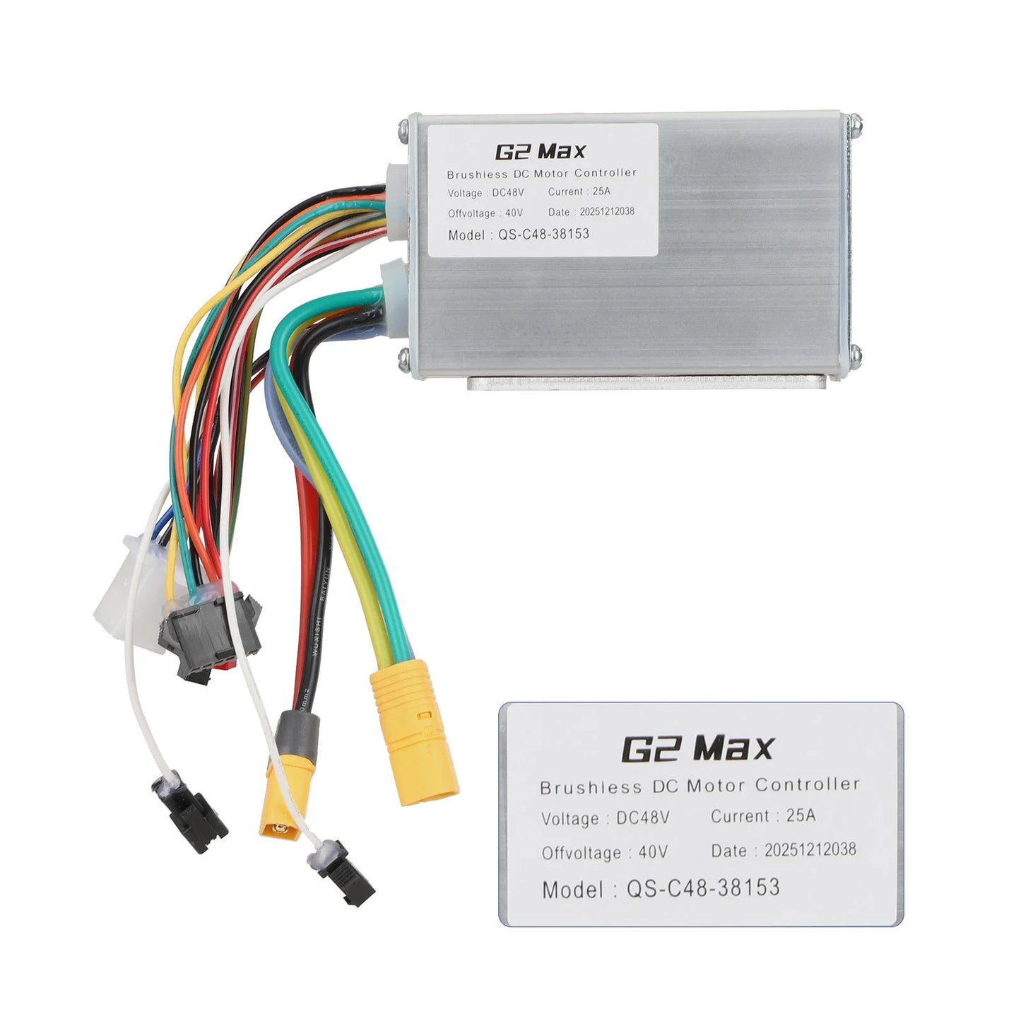 Original 48V25A Controller for Kukirin G2 Max Electric Scooter Controller Compatible with Kukirin G2 Max Scooter Motherboard