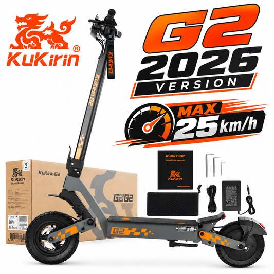 KuKirin G2 VMP 2026 Electric Scooter – 600W, 25 km/h, 65 km Range