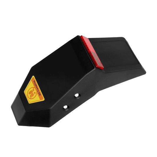 KuKirin M4 Max Rear Fender with Red Reflector Bar Splash Guard Vehicle Rear Wheel Fender Assembly KuKirin M4 Max Series Replacement Part Original Rear Fender Parts for KuKirin M4 Max Electric Scooter KuKirin kirin M4 Max Rear Mudguard Accessories