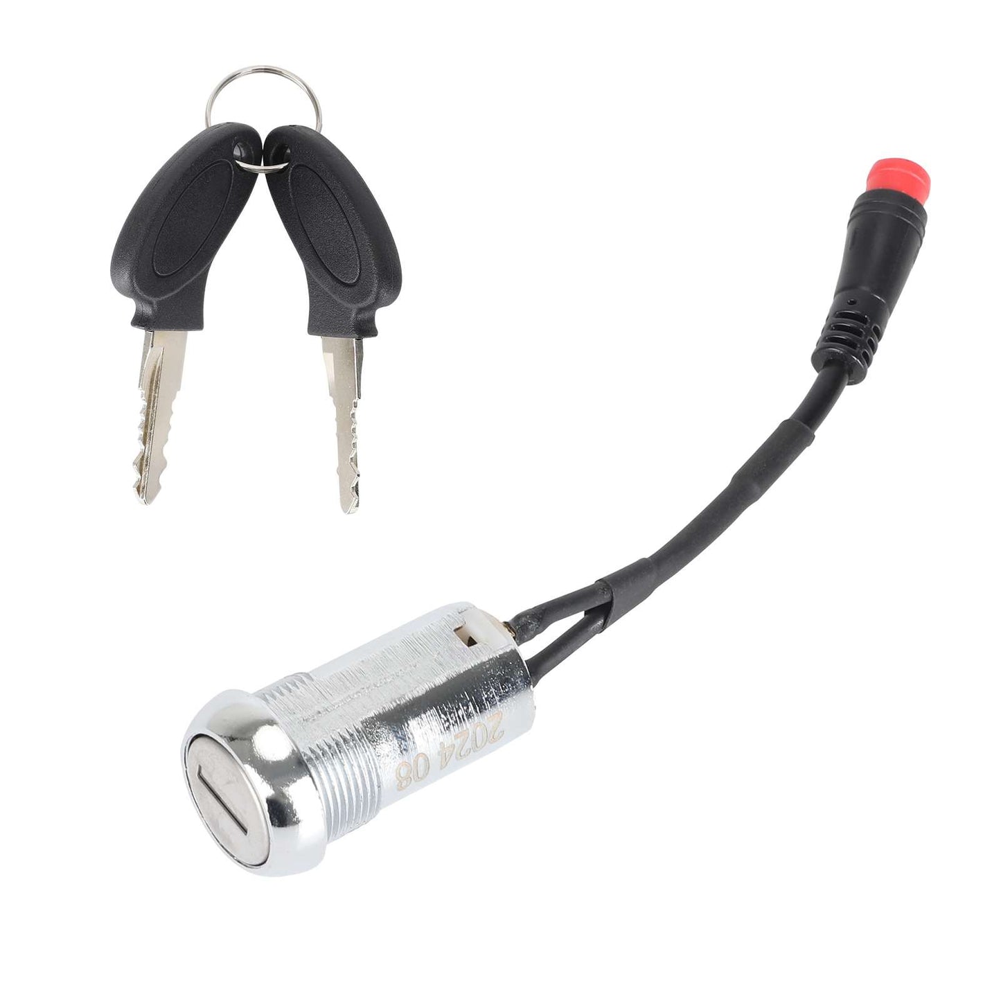 Silver Kukirin G3 Pro Electric Door Lock G3 Pro Electric Scooter Door Lock Scooter Power Switch Lock Waterproof Connector