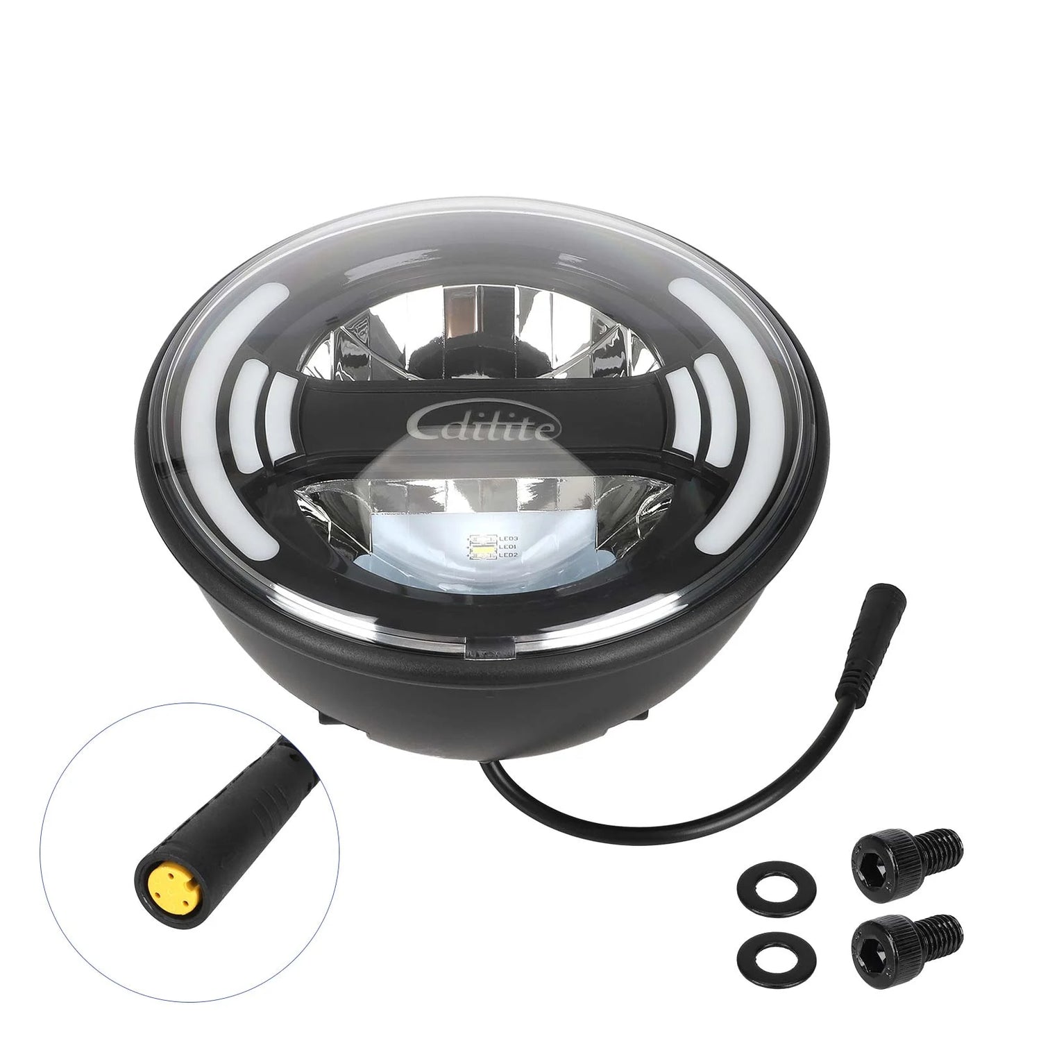 Kukirin Scooter Headlight for Original KuKirin Kukirin G4 Max G5 Electric Scooter Headlight Bulb Replacement Spare Parts