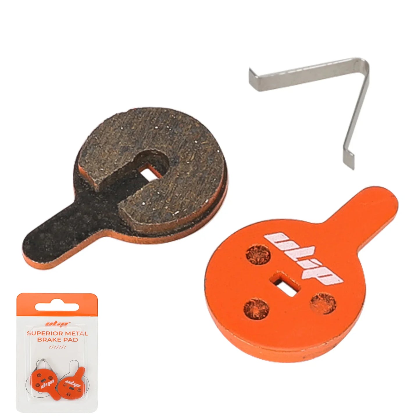 KuKirin Orange Multi-metal Brake Pad for Kukirin G2 Pro Kukirin G2 Max G4 Max Scooter Resin Brake Pad Hydraulic Disc Brake Pads Accessories