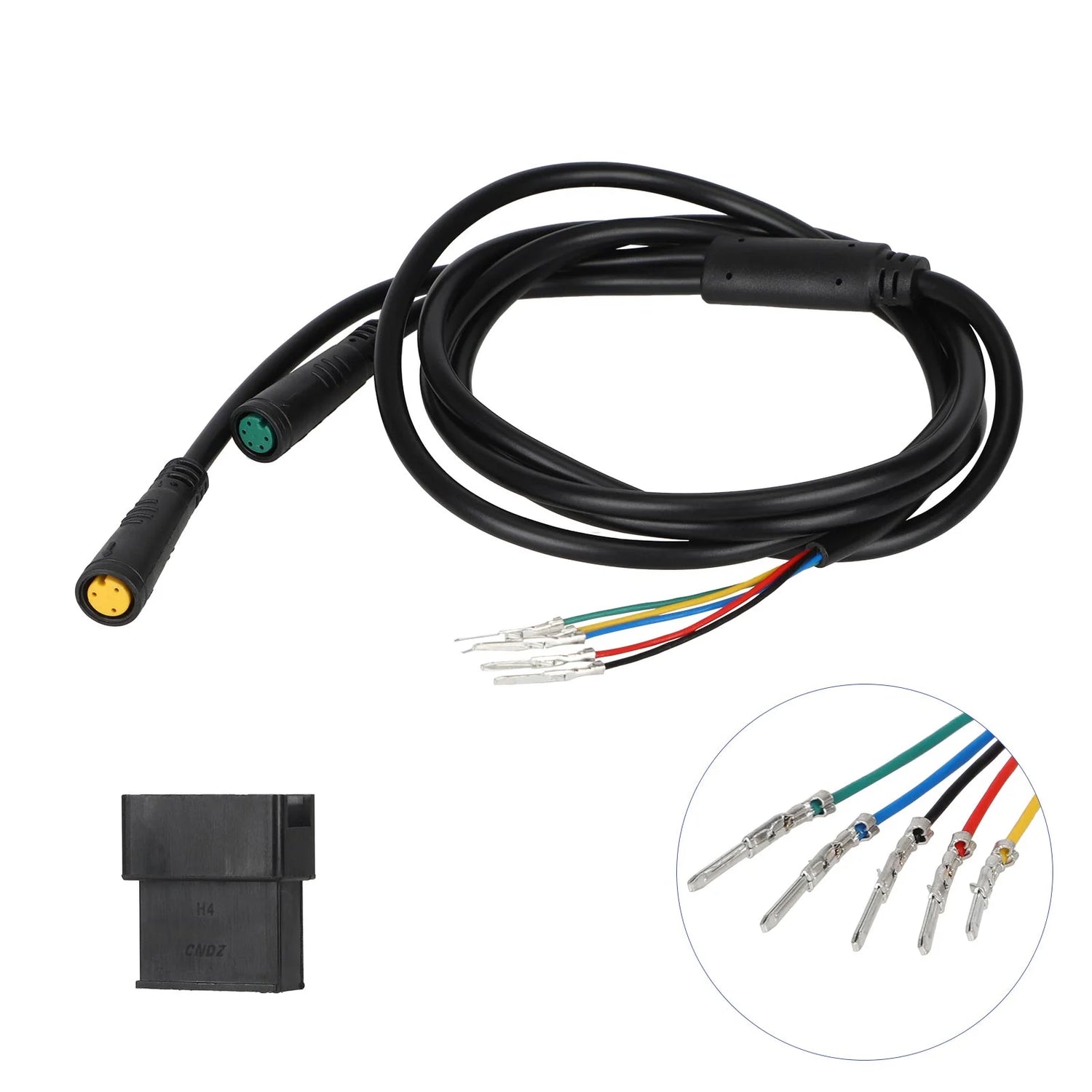 Kukirin Adapter Cable with 3 Hole and 5 Holes For Kukirin G2 Pro G2 Max Electric Skateboard 3 Pin 5 Pin 135mm Connecting Cable Accessories Kukirin G2 Pro/G2 Max Controller Integrated Cable