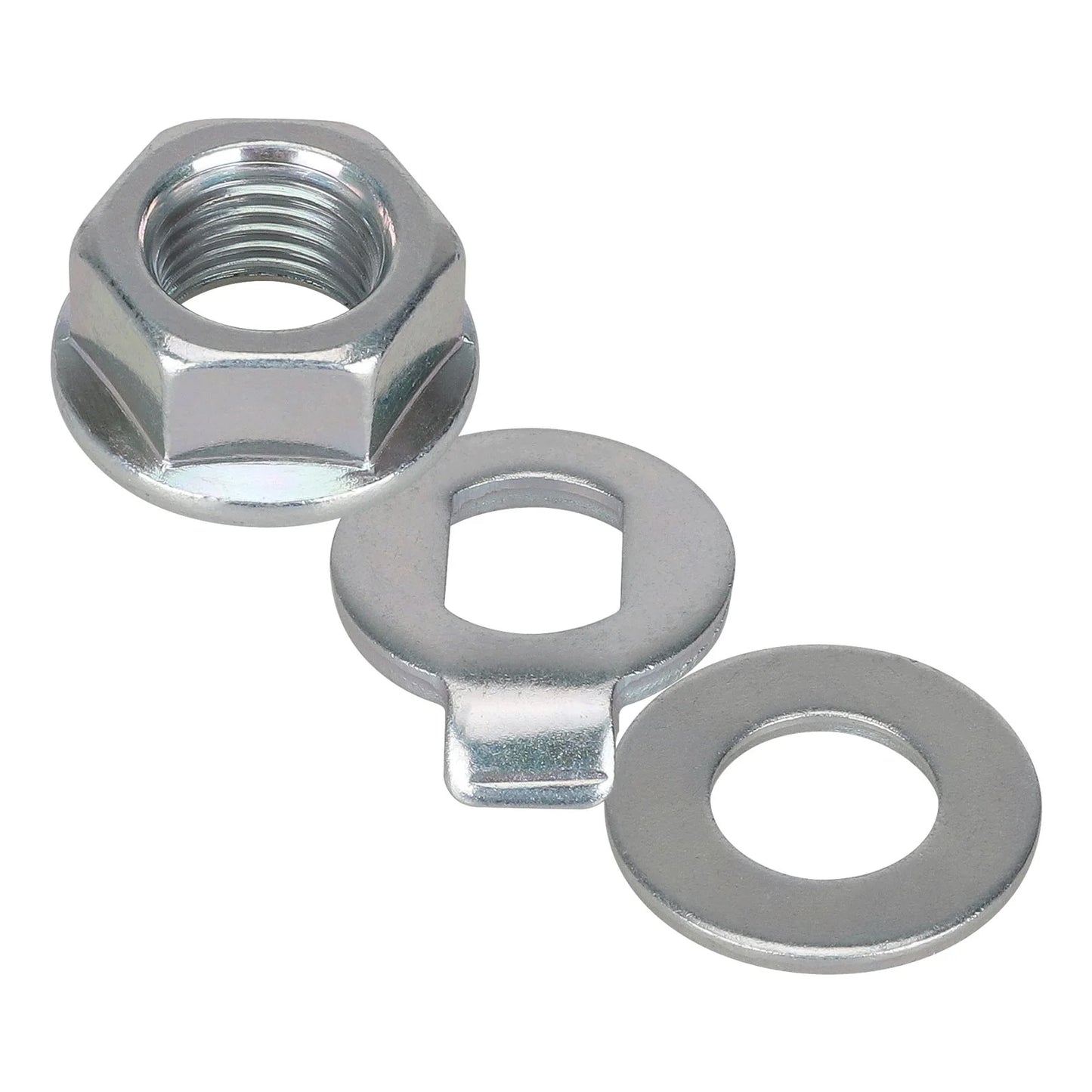 14mm Inner Diamter Stainless Steel Bolts Wheel Fixed Nuts Screws for Kukirin G2/G3/G4 Electric Scooter Parts Durables Front Motor Wheel Steel Alloy Nuts Skateboard Replacement Spare Accessories Part