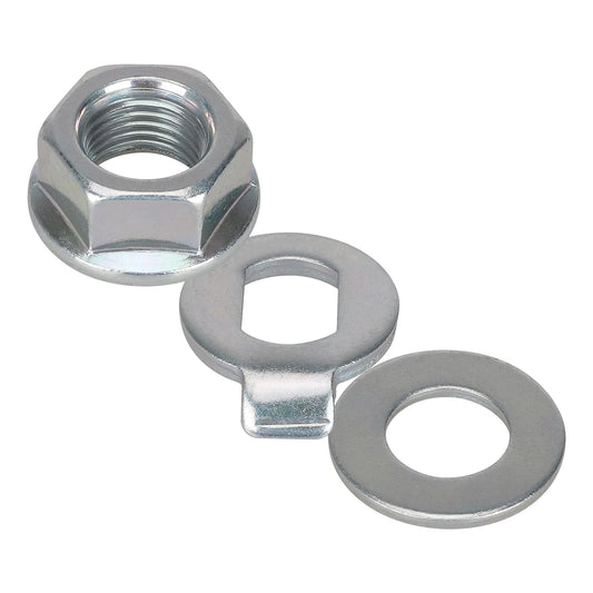 14mm Inner Diamter Stainless Steel Bolts Wheel Fixed Nuts Screws for Kukirin G2/G3/G4 Electric Scooter Parts Durables Front Motor Wheel Steel Alloy Nuts Skateboard Replacement Spare Accessories Part